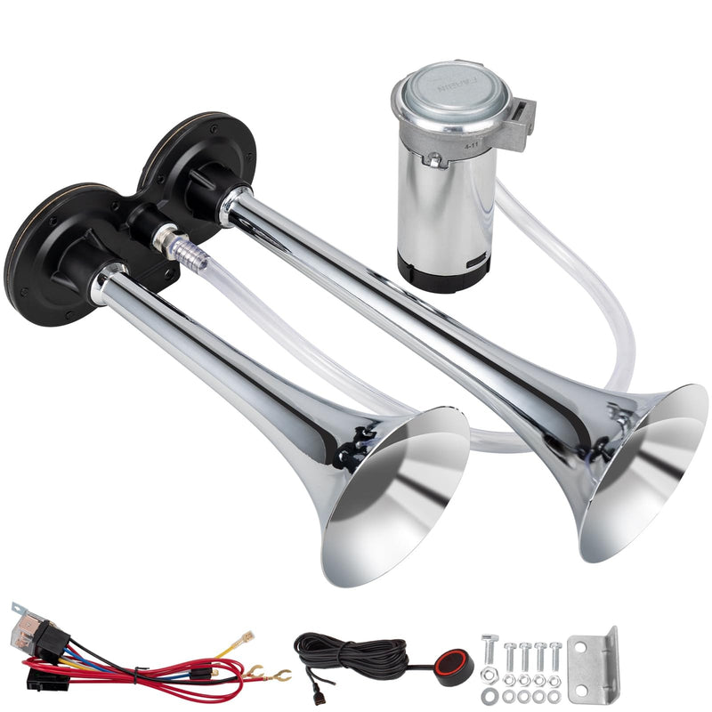 12V Air Horn Kit for Car Truck Motorcycle with Loud Train Sound Magic Cars Variant 0