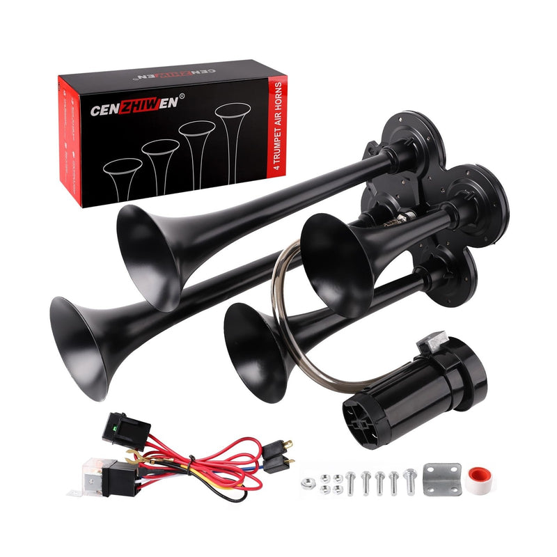 Train Horn Kit with Compressor – Ultra Loud Air Horn for Vehicles Magic Cars 0