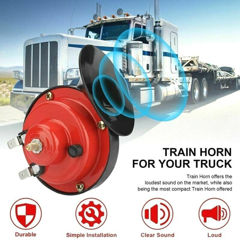 Electric Train Snail Horn 300dB Super Loud Waterproof Air Horn Magic Cars 4