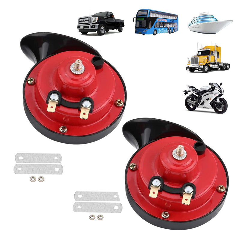 12V Waterproof Electric Snail Air Horn for Trucks 300dB Loud Train Sound Magic Cars Variant 0