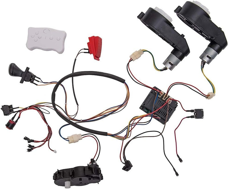12V Ride-On Car Modification Kit with Wiring and Motors for Kids Magic Cars 2