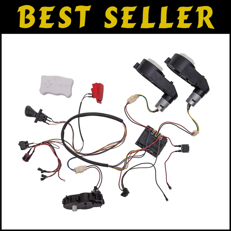 12V Ride-On Car Modification Kit with Wiring and Motors for Kids Magic Cars Variant 0