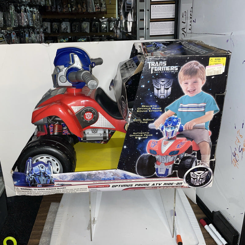 Optimus Prime Dark of the Moon ATV Ride-On Vehicle for Ages 3+ up to 44 lbs Magic Cars 2