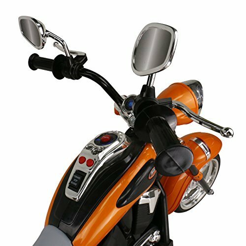Electric Ride-On Trike Motorcycle for Kids 3-4 Years Old - Orange Magic Cars 1