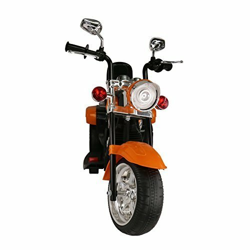 Electric Ride-On Trike Motorcycle for Kids 3-4 Years Old - Orange Magic Cars 3