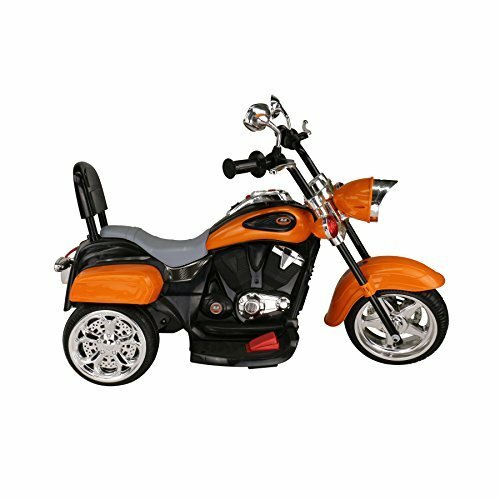 Electric Ride-On Trike Motorcycle for Kids 3-4 Years Old - Orange Magic Cars 4
