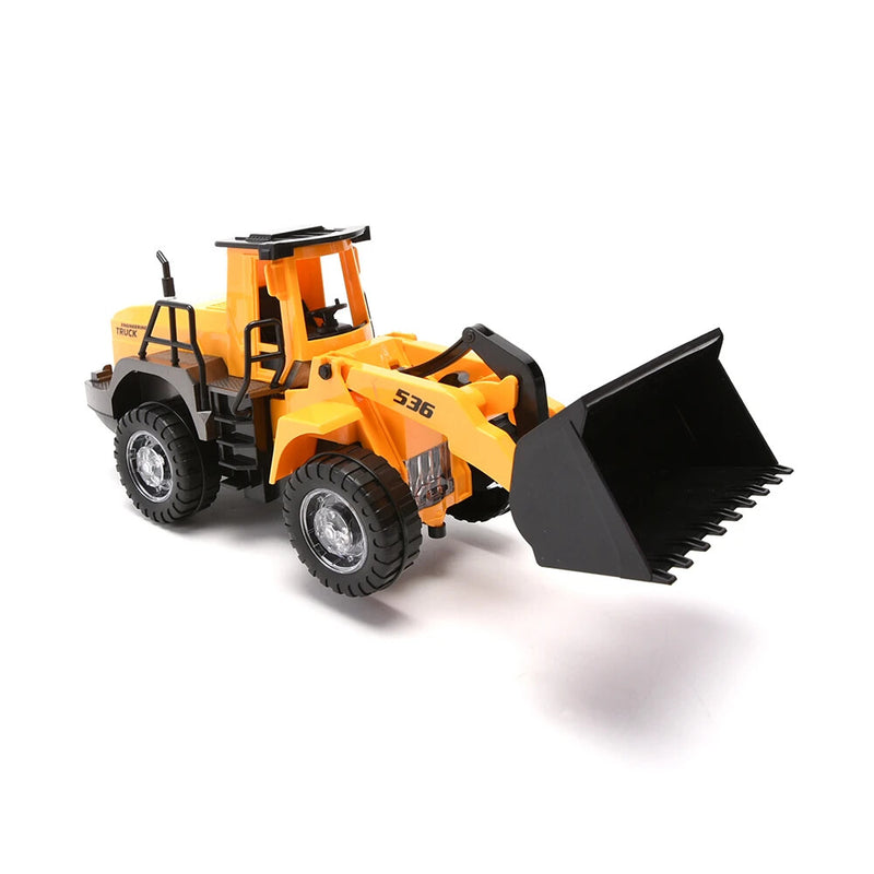 Battery Operated Bulldozer Truck with Light and Music Simulation Magic Cars 3