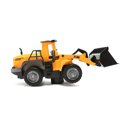 Battery Operated Bulldozer Truck with Light and Music Simulation Magic Cars 9