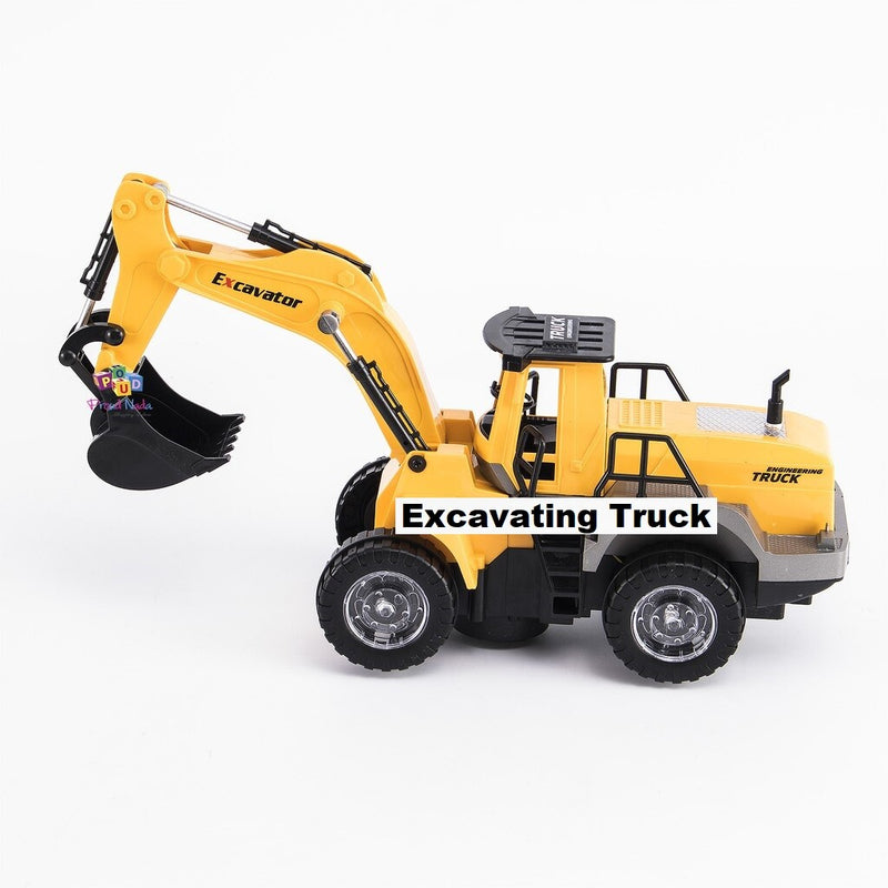 Battery Operated Excavator Truck with Light and Sound Simulation Magic Cars 1