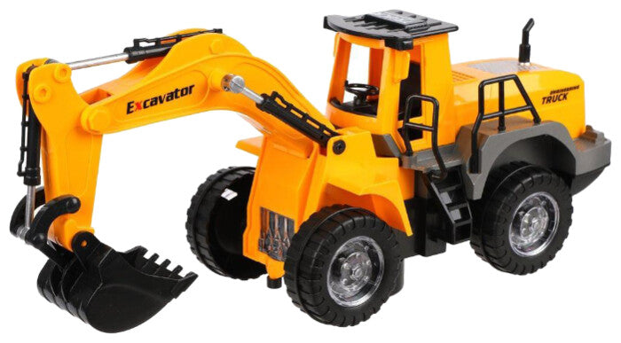 Battery Operated Excavator Truck with Light and Sound Simulation Magic Cars 8