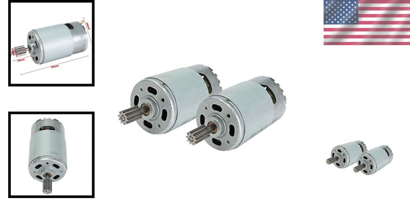 24V RS550 Electric Motors for Kids' Ride-On Toys – 2 Pack Magic Cars 1