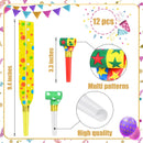 12-Pack Vibrant Party Blowouts Magic Cars 1