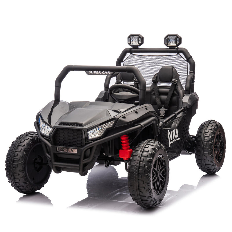 Two-Seater Kids Ride-On with Parental Remote Control, Rear Searchlight, and Bluetooth MP3 for Ages 3+ Magic Cars Variant 0