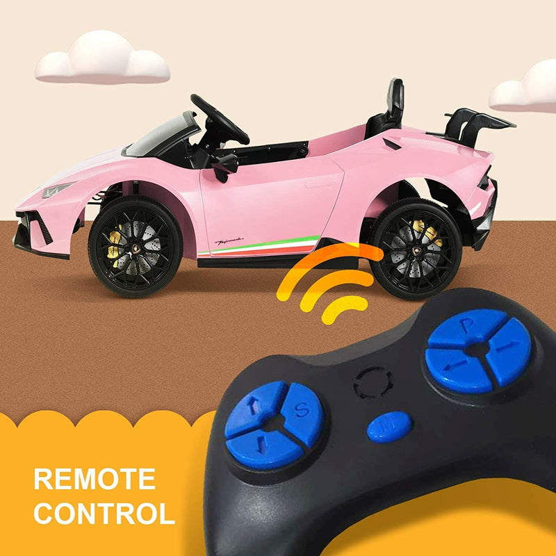 12V Kids Electric Ride-On Car Lamborghini Huracán Replica Magic Cars 2