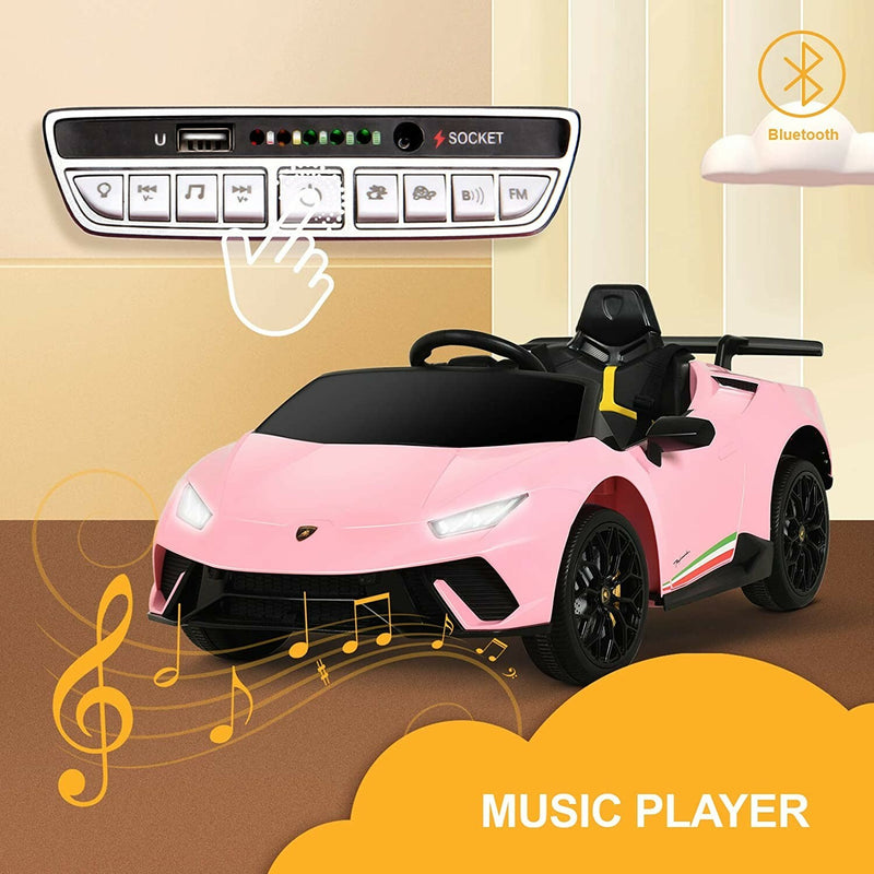 12V Kids Electric Ride-On Car Lamborghini Huracán Replica Magic Cars 4
