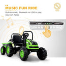 6V Kids Ride-On Tractor with Remote Control, Music, Horn, and Wagon Trailer Magic Cars 1