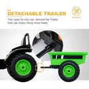 6V Kids Ride-On Tractor with Remote Control, Music, Horn, and Wagon Trailer Magic Cars 6