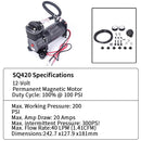 Quiet 300 PSI Air Compressor 1/4 NPT Super Silent 69dB for Truck, Car, and Train Use Magic Cars 5