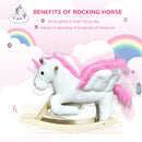 Deluxe Unicorn Rocking Horse Toy for Kids with Lullaby Music Magic Cars 3