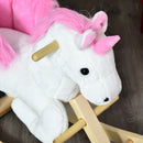 Deluxe Unicorn Rocking Horse Toy for Kids with Lullaby Music Magic Cars 4