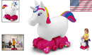 Inflatable Unicorn Ride-On Toy with Light-Up Roller Skates for Toddlers Ages 1-3 Magic Cars 1