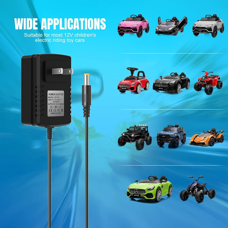 12V Universal Charger for Kids’ Electric Cars with Overcharge Protection Magic Cars 7