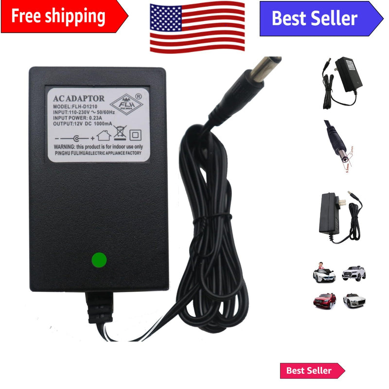 Universal 12V Ride-On Car Adapter with Fast Charging and Overload Protection Magic Cars Variant 0