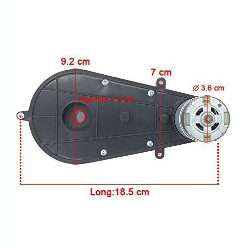 Universal 30000 RPM High Speed Power Drive Motor Gearbox for Kids Ride-On Car Magic Cars 2