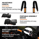 4-Point Safety Harness Set in Black for Go Kart, UTV, and ATV Racing Magic Cars 3
