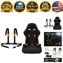 4-Point Safety Harness Set in Black for Go Kart, UTV, and ATV Racing Magic Cars Variant 0
