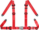 4-Point Safety Harness System 2" for Go Karts, UTVs, ATVs in Racing Red Magic Cars 7