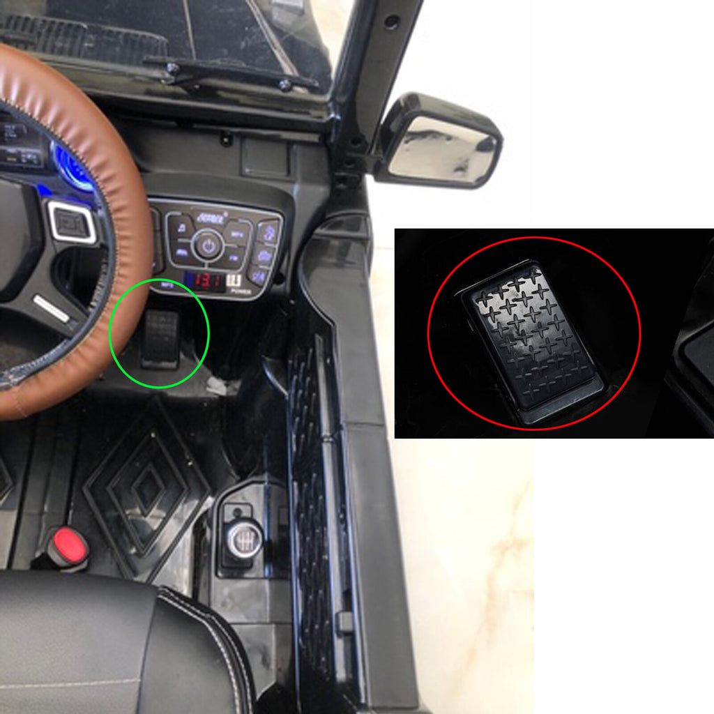Universal 6V/12V Electric Ride-On Car Power Pedal Switch for Kids and