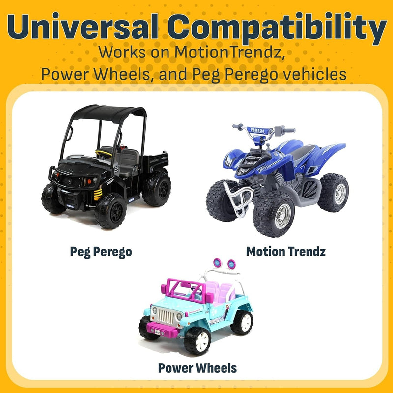 Universal Battery Maintainer for Ride-On Toys with Quick Connect and LED Status Indicator Magic Cars 5
