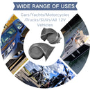 Universal Car Horn Upgrade Kit 12V Dual Tone High Low Snail Horn Loud Waterproof Magic Cars 4