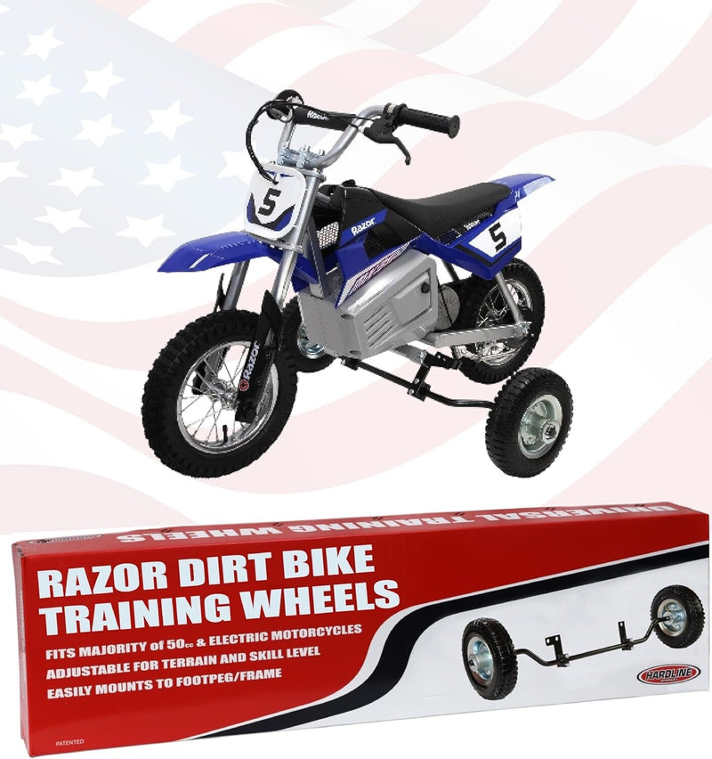 Adjustable Training Wheels Universal Fit for Razor MX125 to MX650 Models Magic Cars 3
