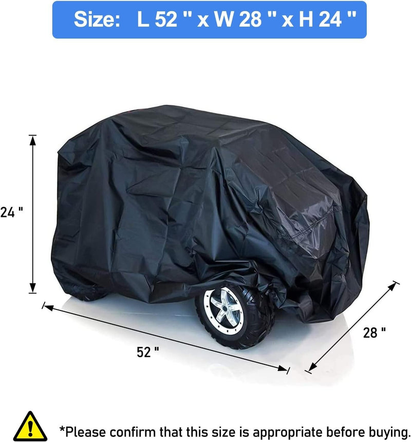 Universal Fit Ride-On Toy Car Cover Water Resistant Tear-Proof and Easy to Clean Magic Cars 3