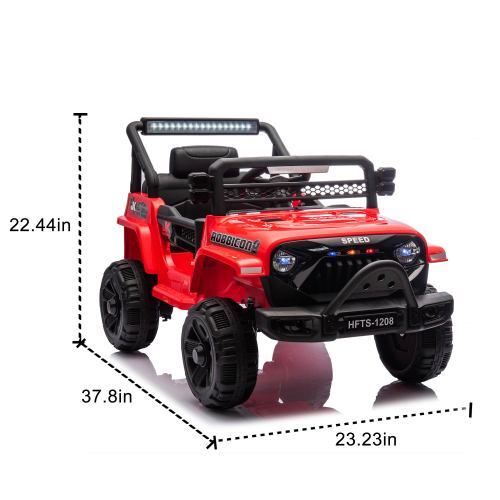 12V Kids Electric Ride-On Car with Power Wheels and LED Lights Magic Cars 1