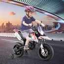 12V Electric Kids Dirt Bike with Training Wheels and Music for Off-Road Riding Magic Cars 3