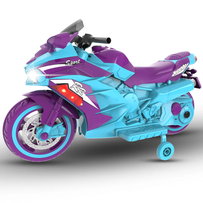 12V Electric Kids Ride-On Dirt Bike with Training Wheels in Mixed Colors Magic Cars Variant 0