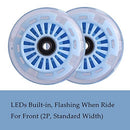 Wiggle Car Enhanced Wheel Set - Illuminated Front & Slim Rear Polyurethane Package Magic Cars 2
