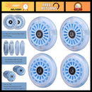 Wiggle Car Enhanced Wheel Set - Illuminated Front & Slim Rear Polyurethane Package Magic Cars Variant 0