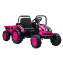 12V Electric Kids Ride-On Tractor with Trailer and Remote Control Magic Cars 11