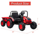 12V Electric Kids Ride-On Tractor with Trailer and Remote Control Magic Cars 1