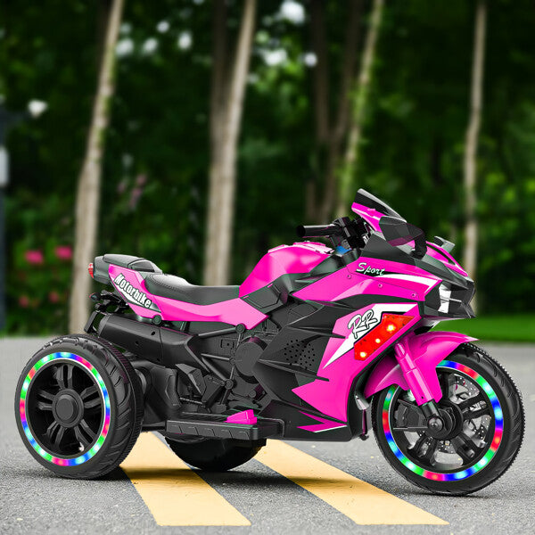 12V Electric Kids Ride-On Dirt Bike with 3 Wheels and Built-In Music Magic Cars 1