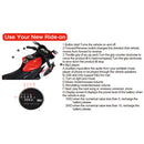 12V Electric Kids Ride-On Dirt Bike with Training Wheels for Children Magic Cars 8