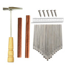 17-Key Thumb Piano Kalimba Set with Tuning Hammer, Keys, Screws, and Metal Bar Magic Cars 8