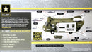 US Army Heavy Rescue Helicopter with Lights, Soldier & Sounds - Brand New Magic Cars 2