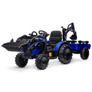 24V 3-in-1 Battery-Powered Electric Kids Ride-On Tractor with Trailer Magic Cars 1