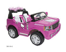 12V Pink Hello Kitty Ride-On SUV with Auto Shut-Off and Circle Charger, Music Enabled Magic Cars 1