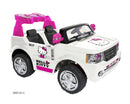 12V Pink Hello Kitty Ride-On SUV with Auto Shut-Off and Circle Charger, Music Enabled Magic Cars 2